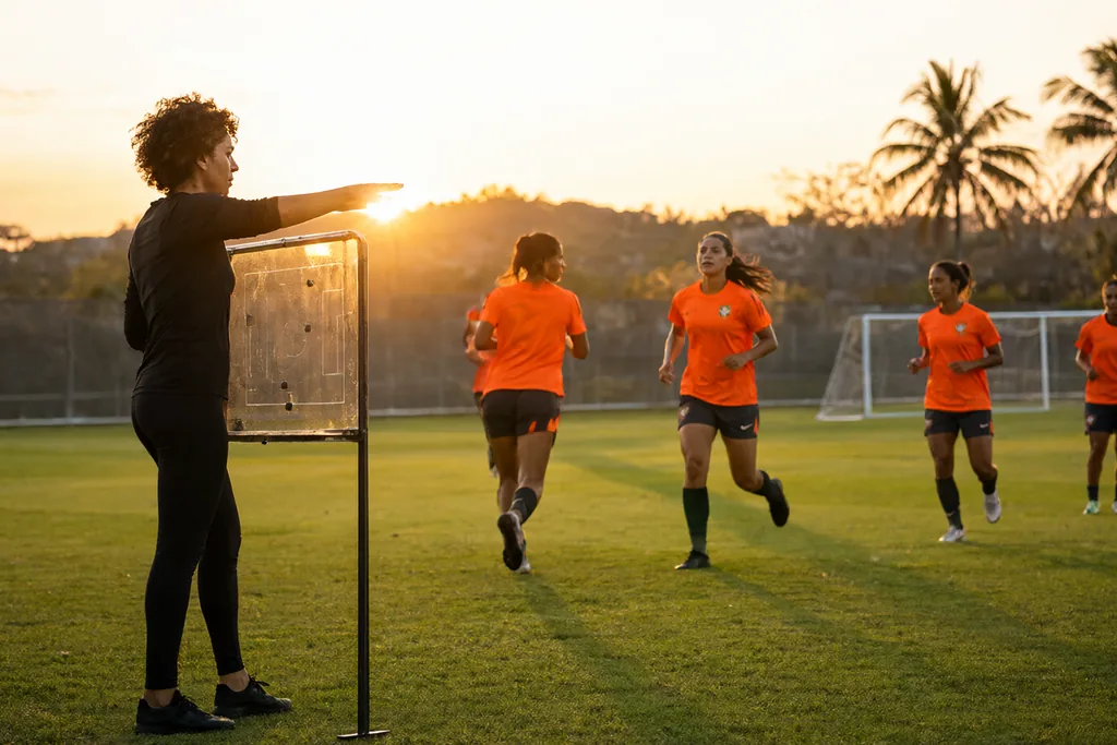 Cena de futebol brasileiro