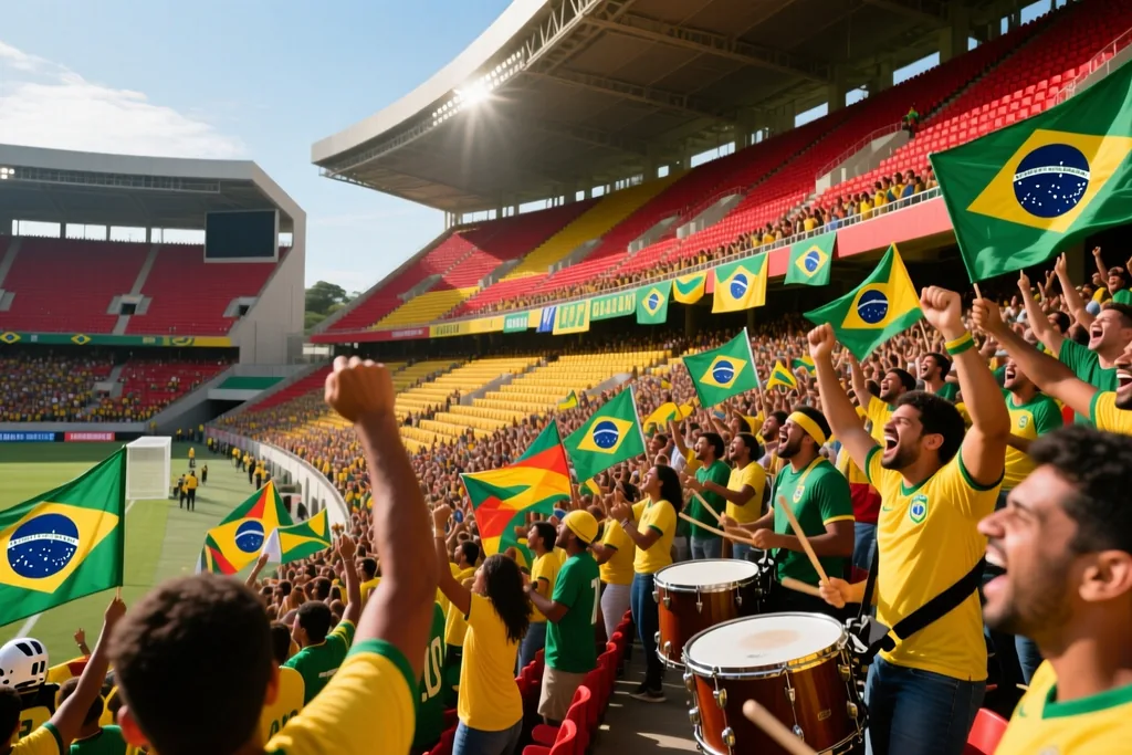 Cena de futebol brasileiro