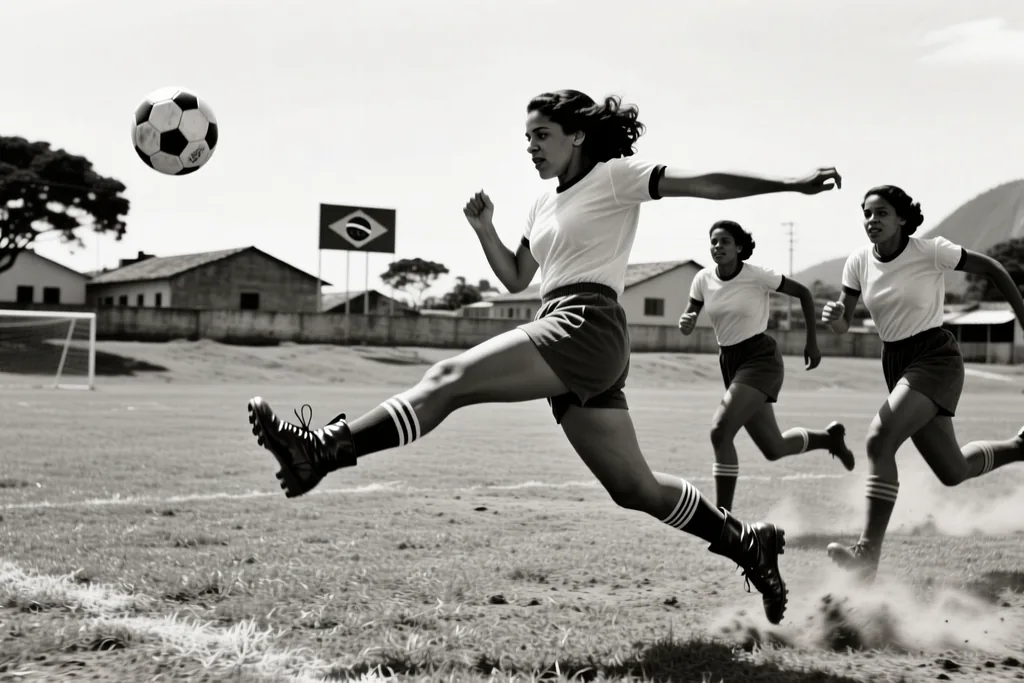 Cena de futebol brasileiro