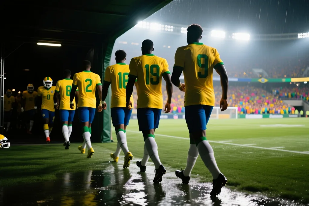Cena de futebol brasileiro