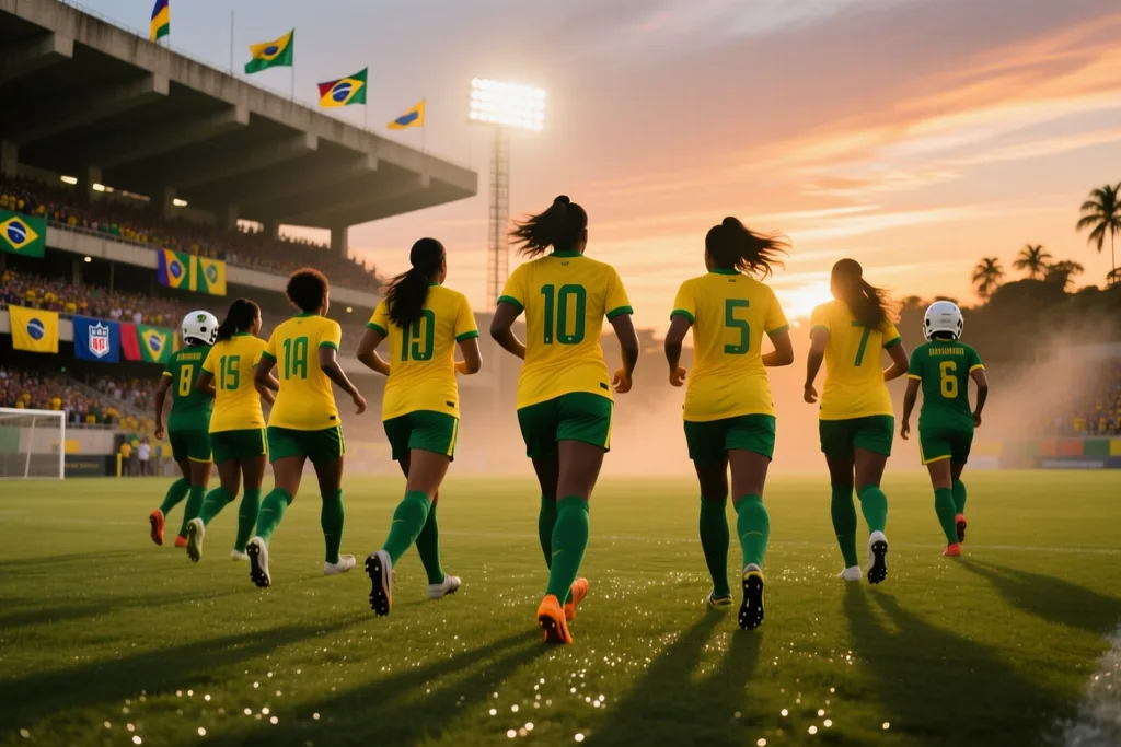 Cena de futebol brasileiro