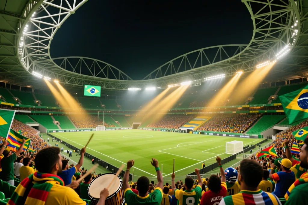 Cena de futebol brasileiro