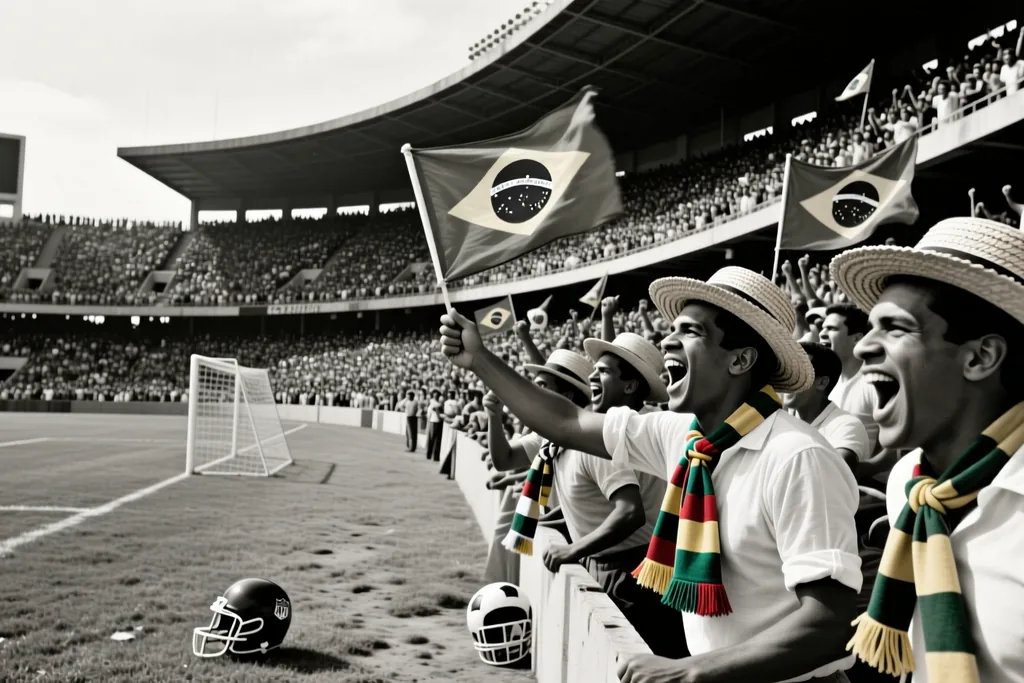 Cena de futebol brasileiro