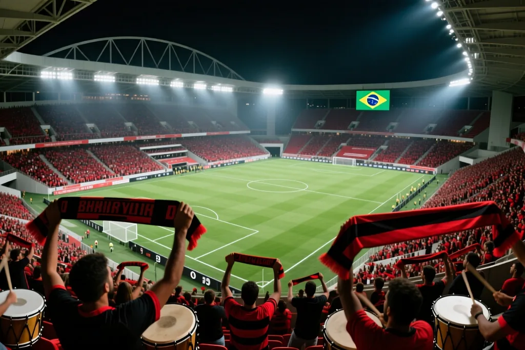 Arena de futebol brasileira