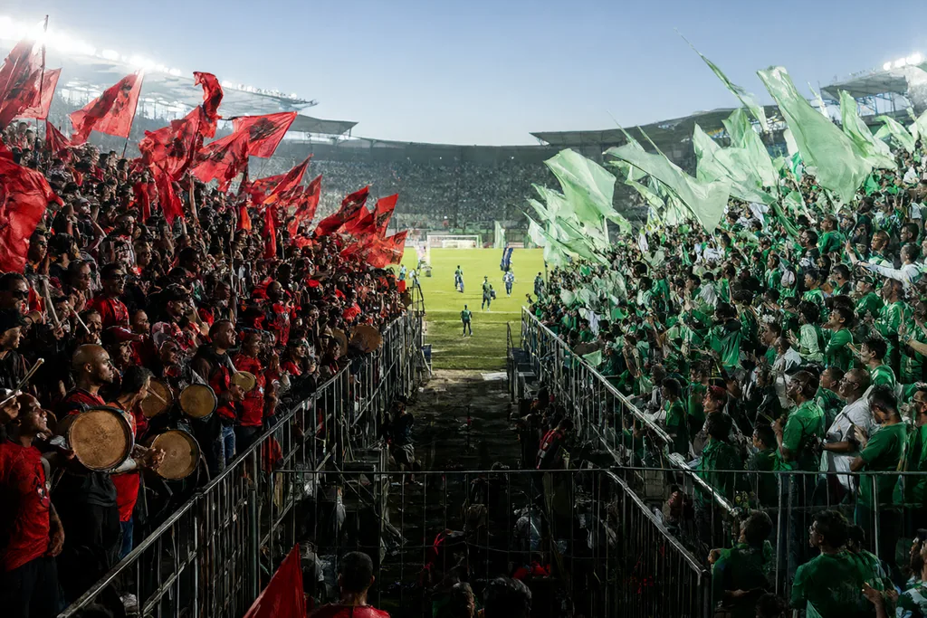 Cena de futebol brasileiro