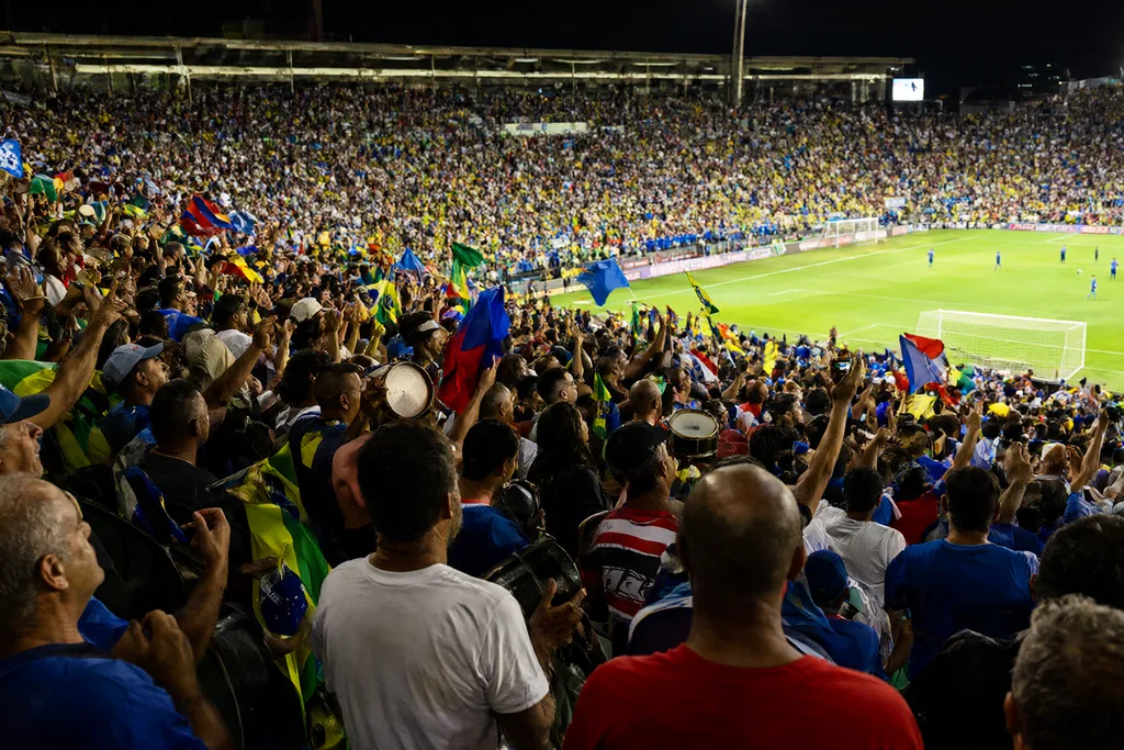 Cena de futebol brasileiro
