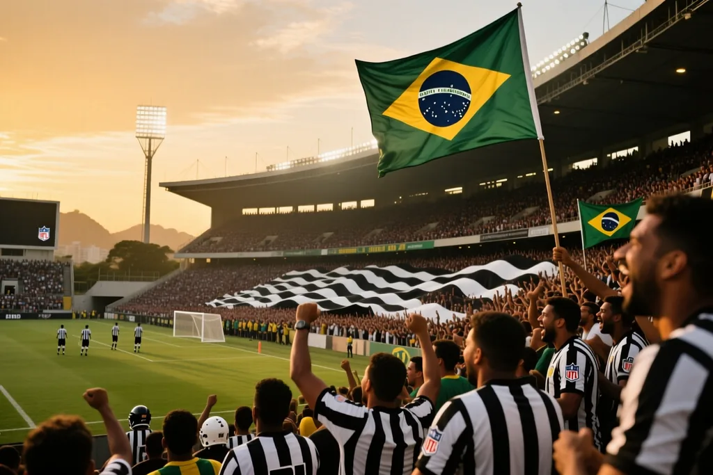 Cena de futebol brasileiro