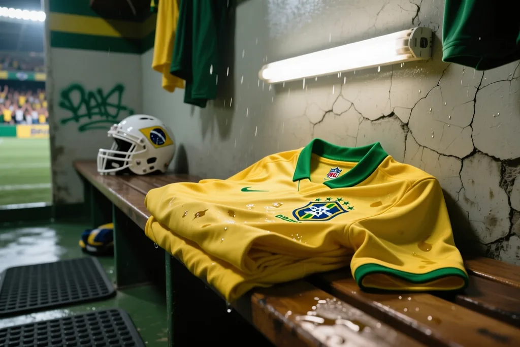 Cena de futebol brasileiro