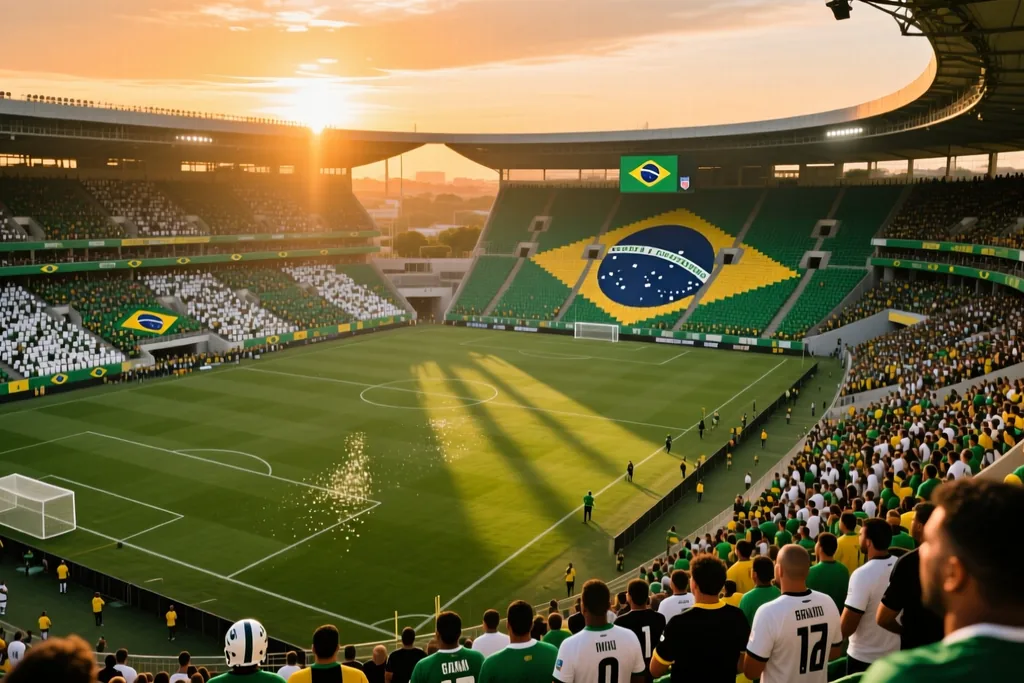 Cena de futebol brasileiro