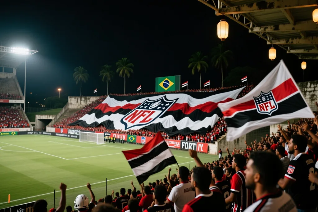 Cena de futebol brasileiro
