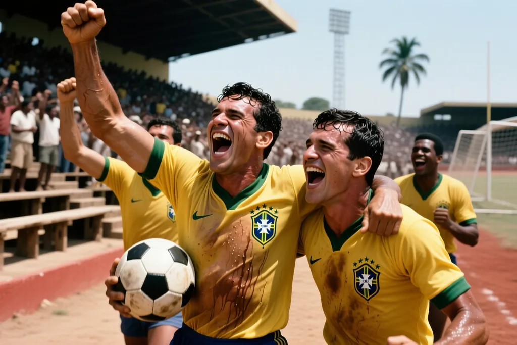 Cena de futebol brasileiro