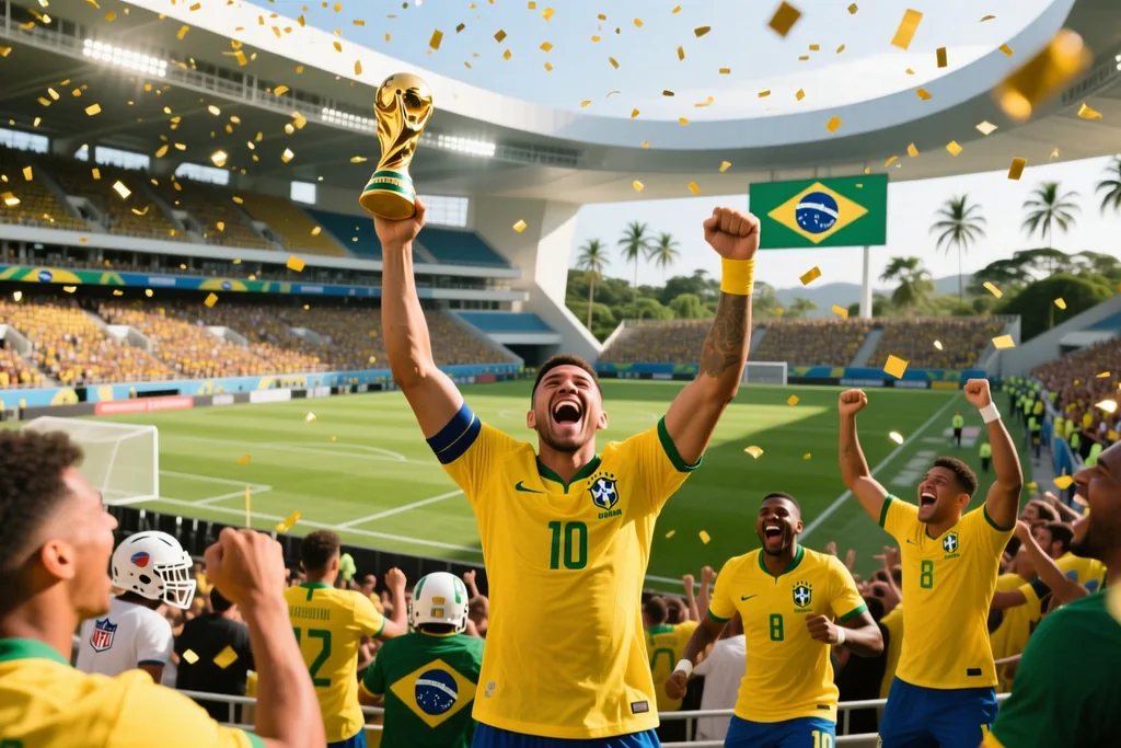 Cena de futebol brasileiro