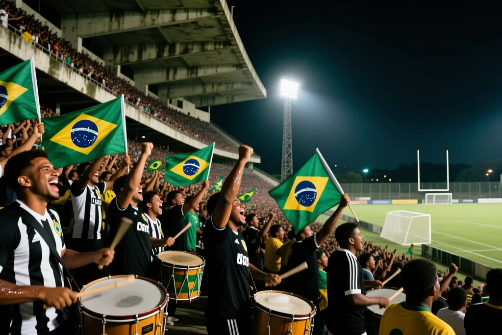 Cena de futebol brasileiro