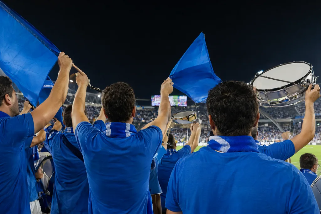 Cena de futebol brasileiro