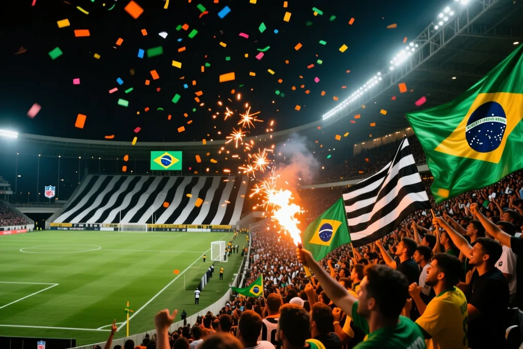Cena de futebol brasileiro