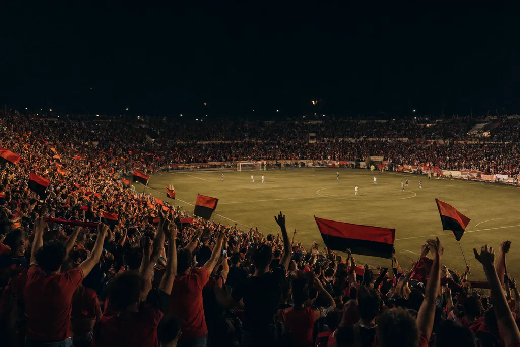 Cena de futebol brasileiro