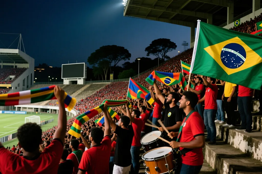 Cena de futebol brasileiro