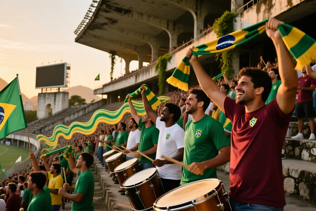 Cena de futebol brasileiro