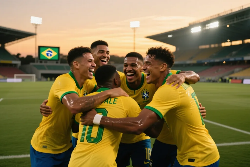 Cena de futebol brasileiro