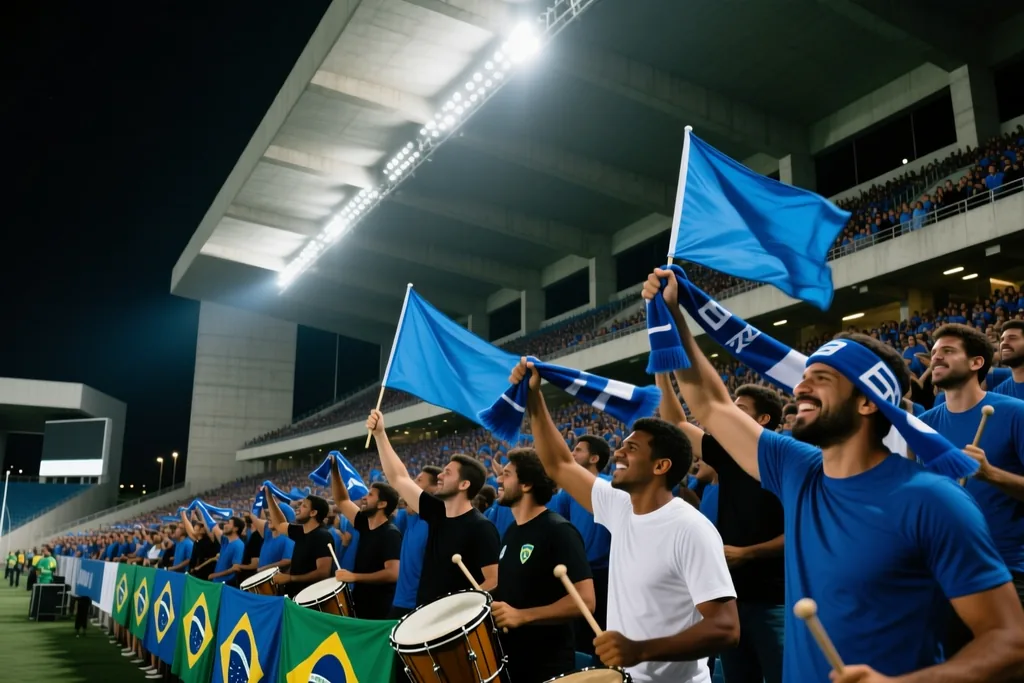 Cena de futebol brasileiro