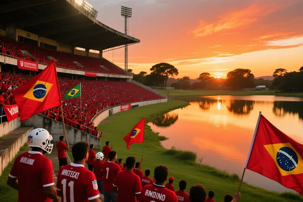 Cena de futebol brasileiro