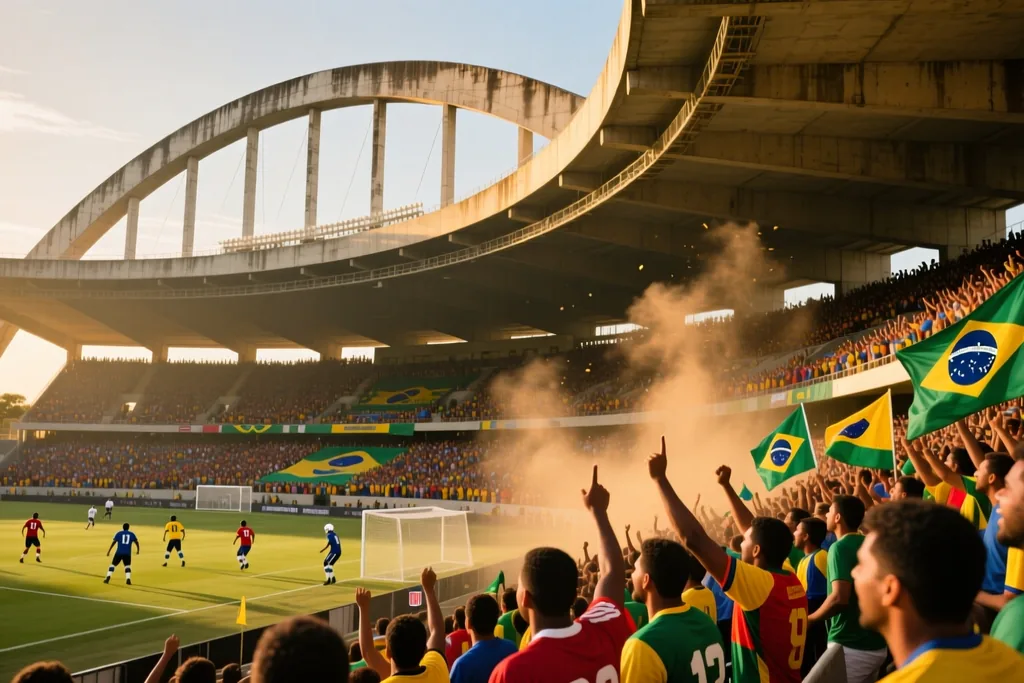 Cena de futebol brasileiro