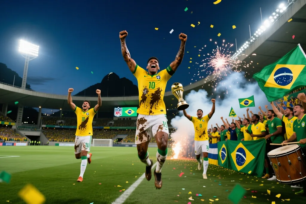 Cena de futebol brasileiro