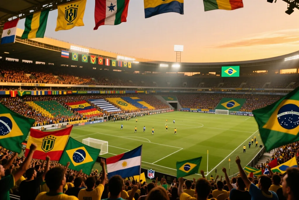 Cena de futebol brasileiro