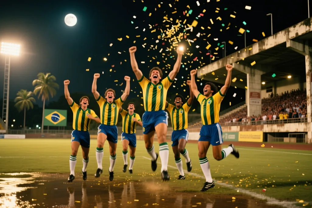 Cena de futebol brasileiro