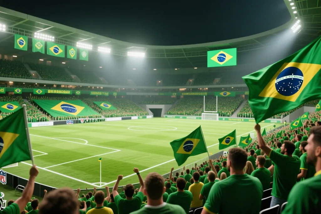 Cena de futebol brasileiro
