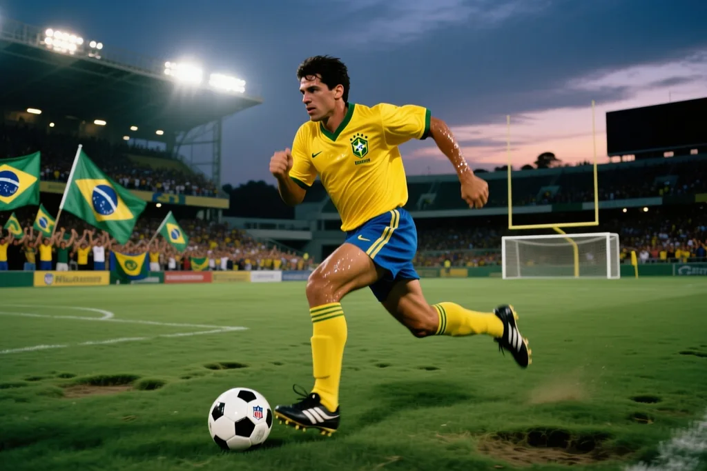 Cena de futebol brasileiro