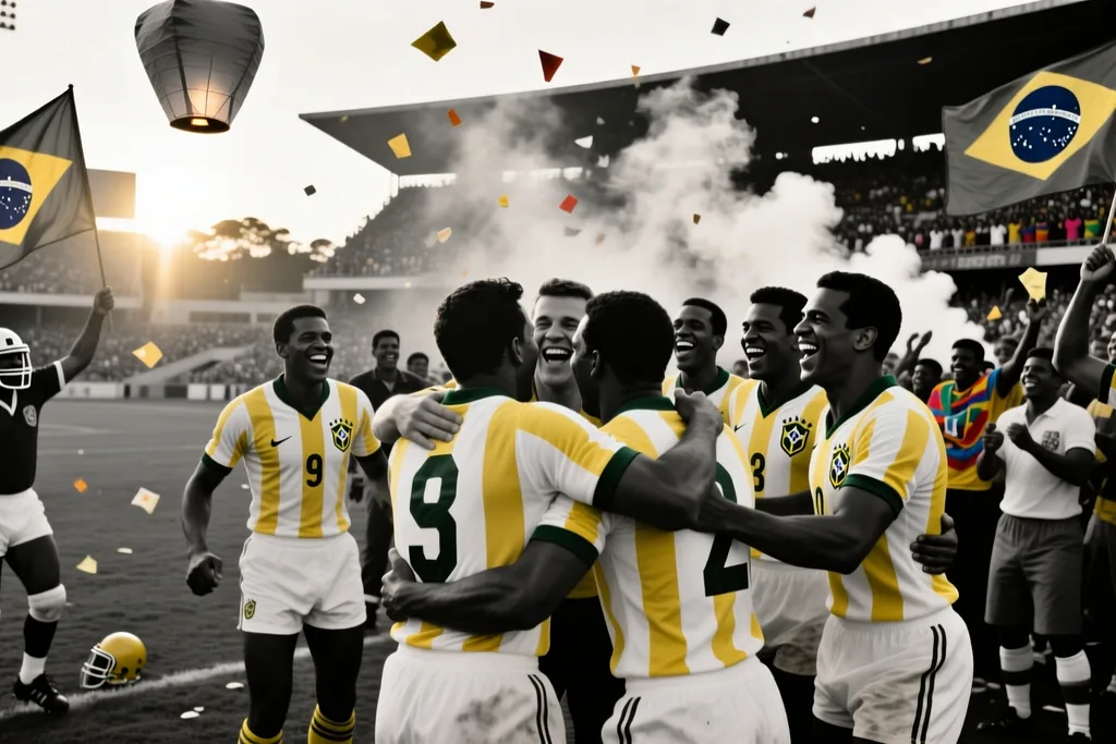 Cena de futebol brasileiro