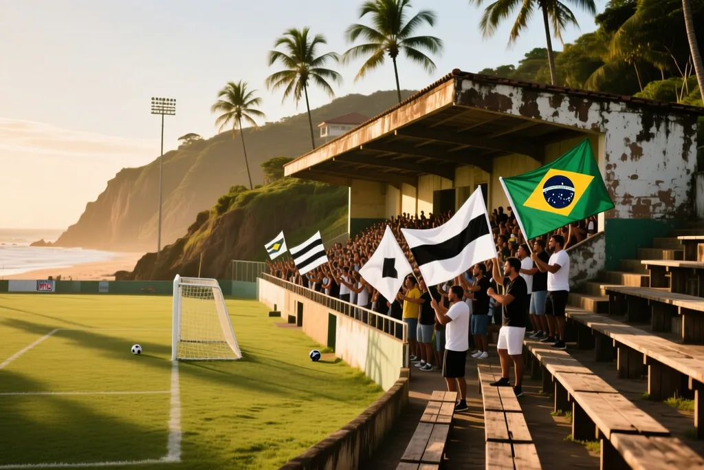 Cena de futebol brasileiro