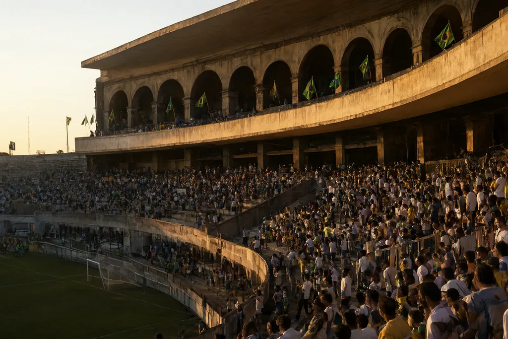 Cena de futebol brasileiro