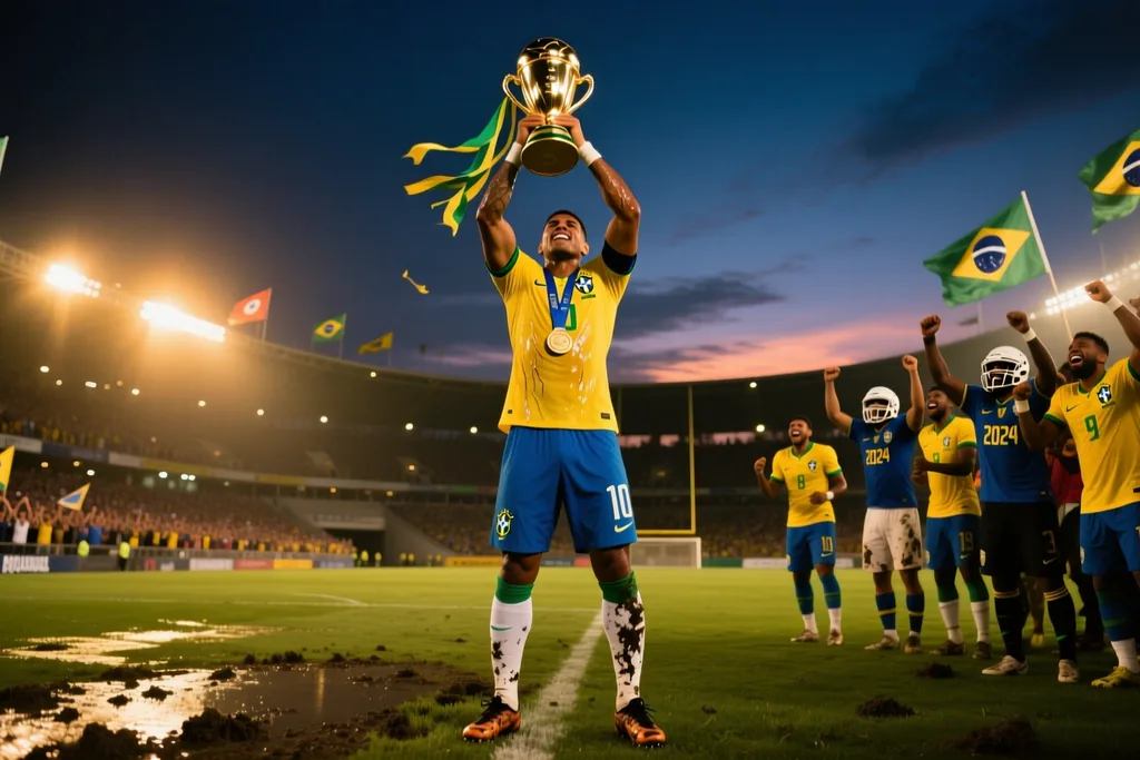 Cena de futebol brasileiro