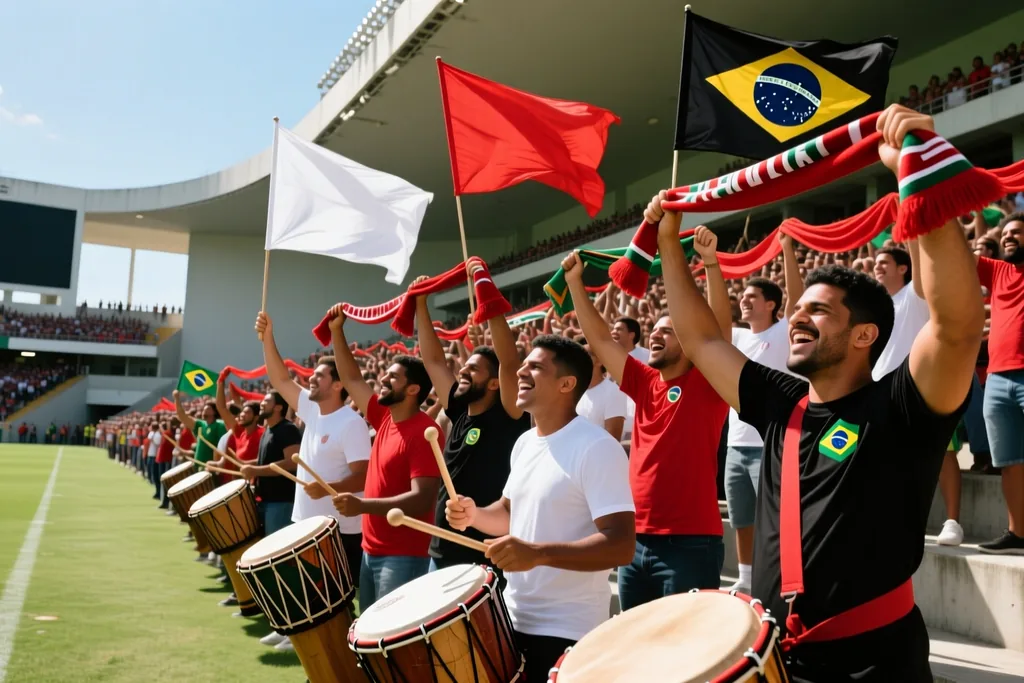 Cena de futebol brasileiro